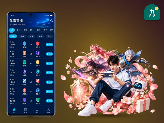 掌上九游会，口袋里的体坛赛事现场